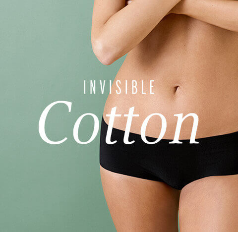 Seamless panties white - Invisible Cotton